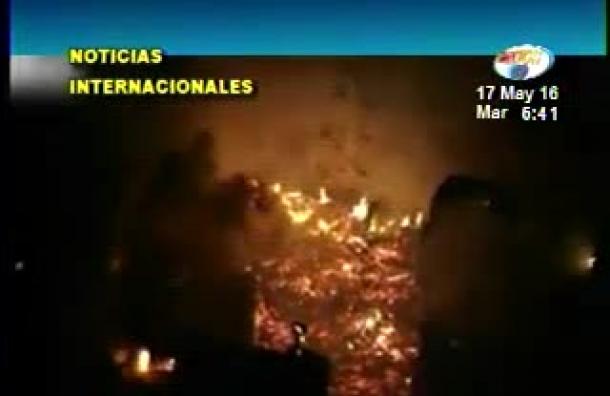 120 casas se quemaron en una favela de Sao Paulo