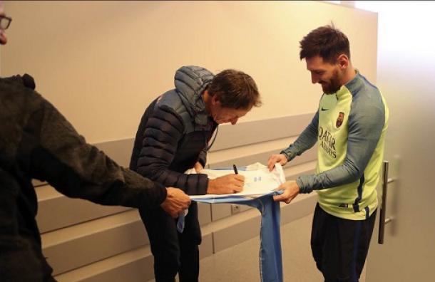 El deportista al que Messi le pidió un autógrafo