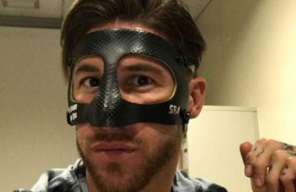 Sergio Ramos fue víctima de numerosos memes tras estrenar una máscara protectora