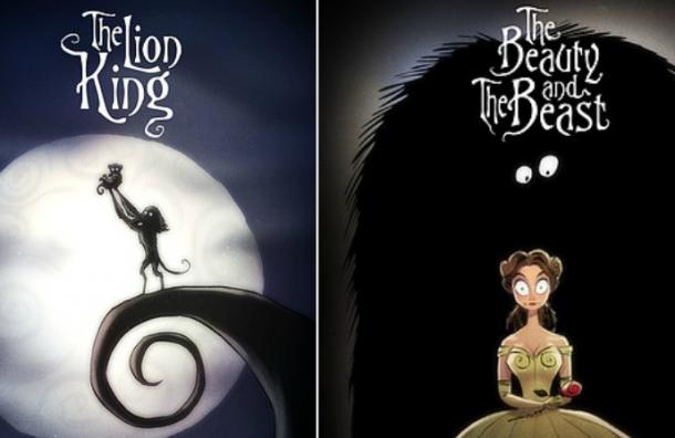Así serían tus películas favoritas de Disney si las hubiera dirigido Tim Burton