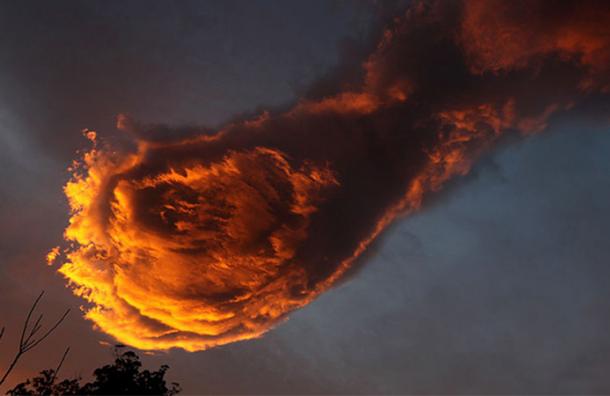 “La furia de Dios”: La extraña formación que apareció en los cielos de Portugal
